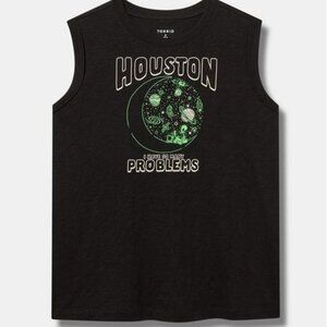NWT Torrid 2 2X alien humor Houston I Have So Many Problems tank top graphic tee